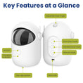 Load image into Gallery viewer, PawsPik® Automatic Rechargeable Interactive Alien Laser Cat Toy