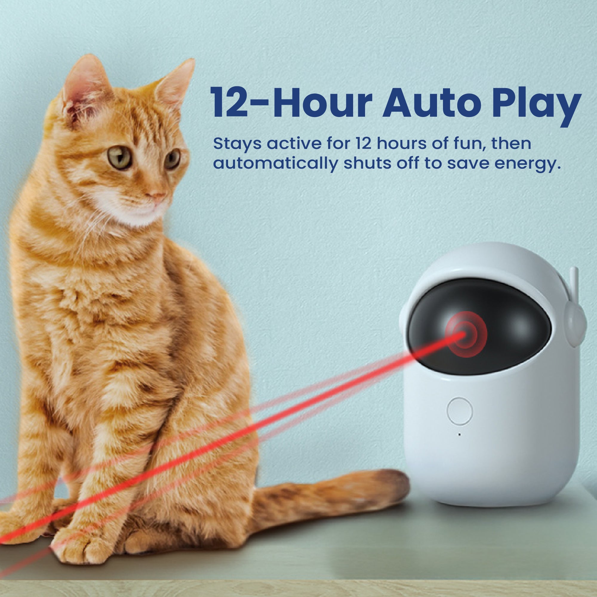 PawsPik® Automatic Rechargeable Interactive Alien Laser Cat Toy