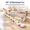 Load image into Gallery viewer, PawsPik® Feather Mat Butterfly Spinner Electronic Hide & Seek Cat Toy, White