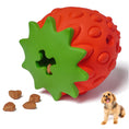 Load image into Gallery viewer, PawsPik® Strawberry Treat Dispensing Enrichment Dog Chew Toy