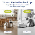 Load image into Gallery viewer, PawsPik® Stainless Steel Battery-Operated Dog & Cat Water Fountain, 4-L