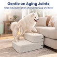 Load image into Gallery viewer, PawsPik® 2-in-1 Foldable Cushion & Dog & Cat Stair, Beige
