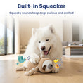 Load image into Gallery viewer, PawsPik® Sloth Squeaky Crinkle Plush Rope Tug & Chew Dog Toy, Beige