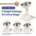 Load image into Gallery viewer, PawsPik® Adjustable Angle & Height Elevated Stainless Steel Dog & Cat Bowl