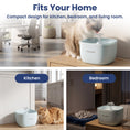 Load image into Gallery viewer, PawsPik® PURE-01 Automatic Plastic Cat Water Fountain, White