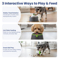 Load image into Gallery viewer, PawsPik® 3-in-1 Multi-Purpose Treat, Feed & Lick Station Dog Feeder, Black, Small