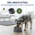 Load image into Gallery viewer, PawsPik® 3-in-1 Multi-Purpose Treat, Feed & Lick Station Dog Feeder, Black, Small