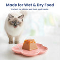 Load image into Gallery viewer, PawsPik® Flower Ceramic Cat Feeding Plate, Medium