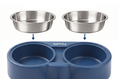 Load image into Gallery viewer, PawsPik® 2-Pack Stainless Steel Replacement Bowls for Heated Outdoor Pet Bowl