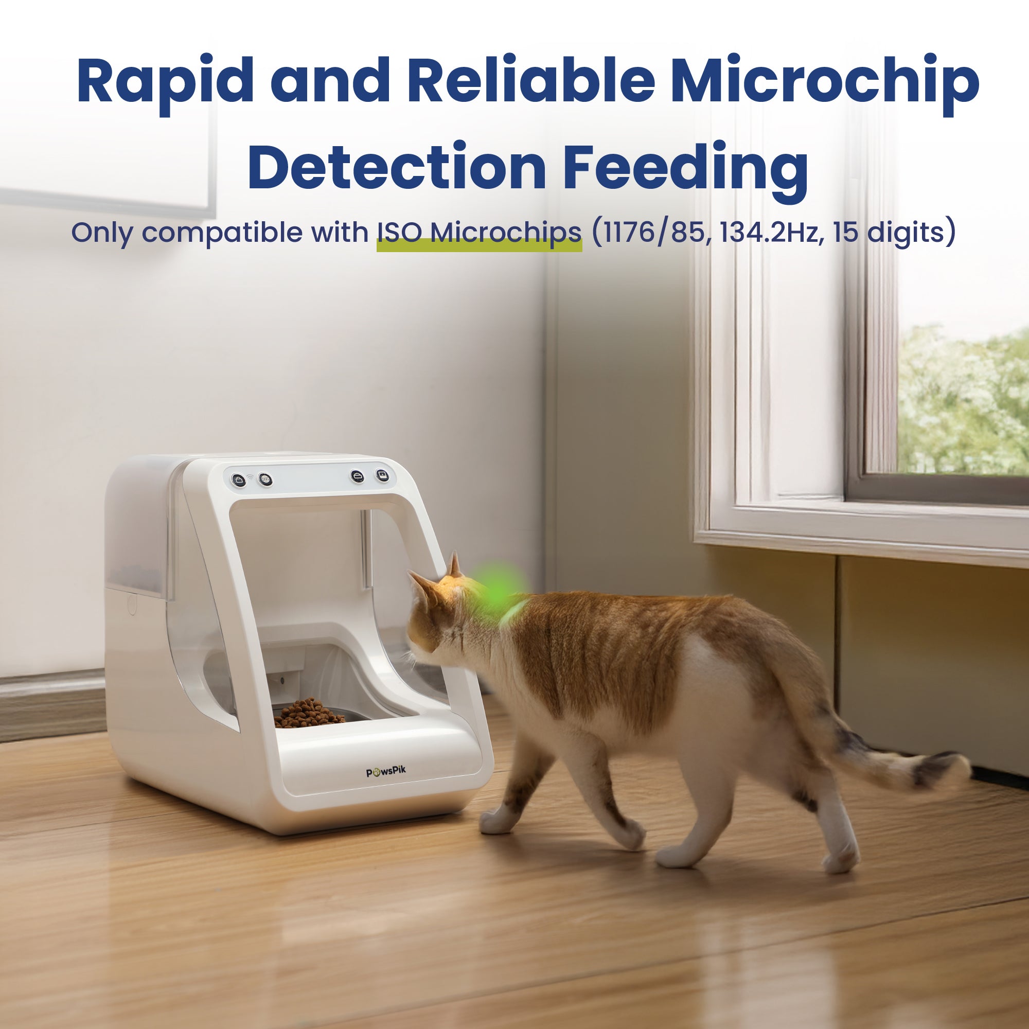 PawsPik® Automatic Microchip RFID Pet Feeder