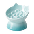 Load image into Gallery viewer, PawsPik® Lynx Ceramic Raised Slow Feeder Cat Bowl