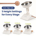 Load image into Gallery viewer, PawsPik® Adjustable Angle & Height Elevated Stainless Steel Dog Bowl