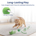 Load image into Gallery viewer, PawsPik® Dragonfly Spinning Ball Electronic Battery-Operated Cat Toy, Green