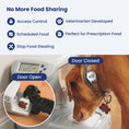 Load image into Gallery viewer, Pawspik RFID enabled Automatic Pet Feeder showcasing a user-friendly design for convenient and controlled
pet feeding.