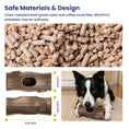 Load image into Gallery viewer, PawsPik 3-in-1 Tree-Stump Interactive Frozen Dog Treat Toy, Brown, Small