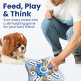 Load image into Gallery viewer, PawsPik® Pawzzle Interactive Dog Puzzle Enrichment Toy, Light Blue