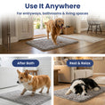 Load image into Gallery viewer, PawsPik® Super Absorbent Microfiber Dog Doormat, Gray
