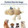 Load image into Gallery viewer, PawsPik® Unicorn Squeaky Crinkle Plush Rope Tug & Chew Dog Toy, Beige
