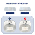 Load image into Gallery viewer, Illustration showing correct (left) and incorrect (right) installation of a filter pad with front and back orientations labeled.