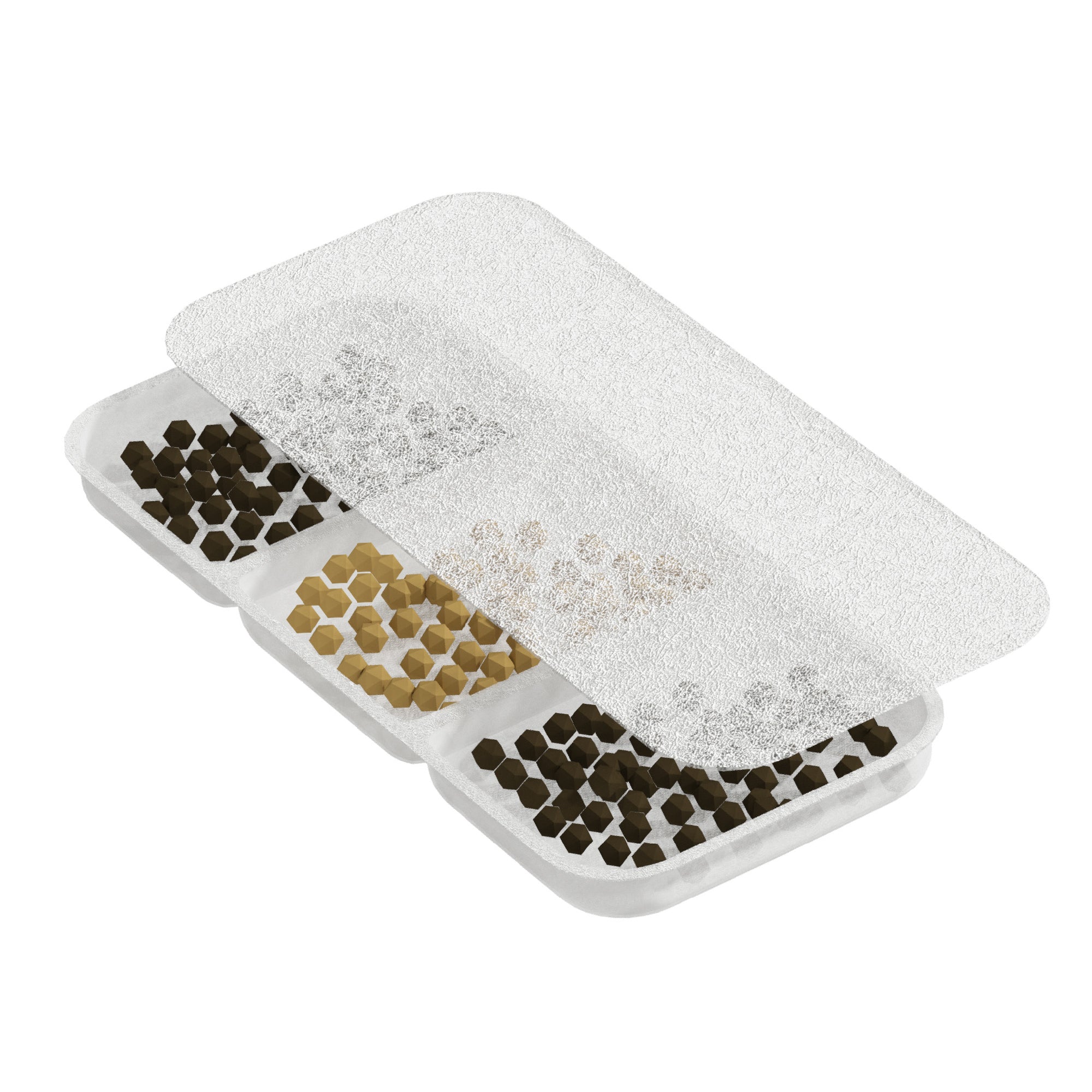 Image representing layers of PawsPik Pet Water Dispenser Filter.
