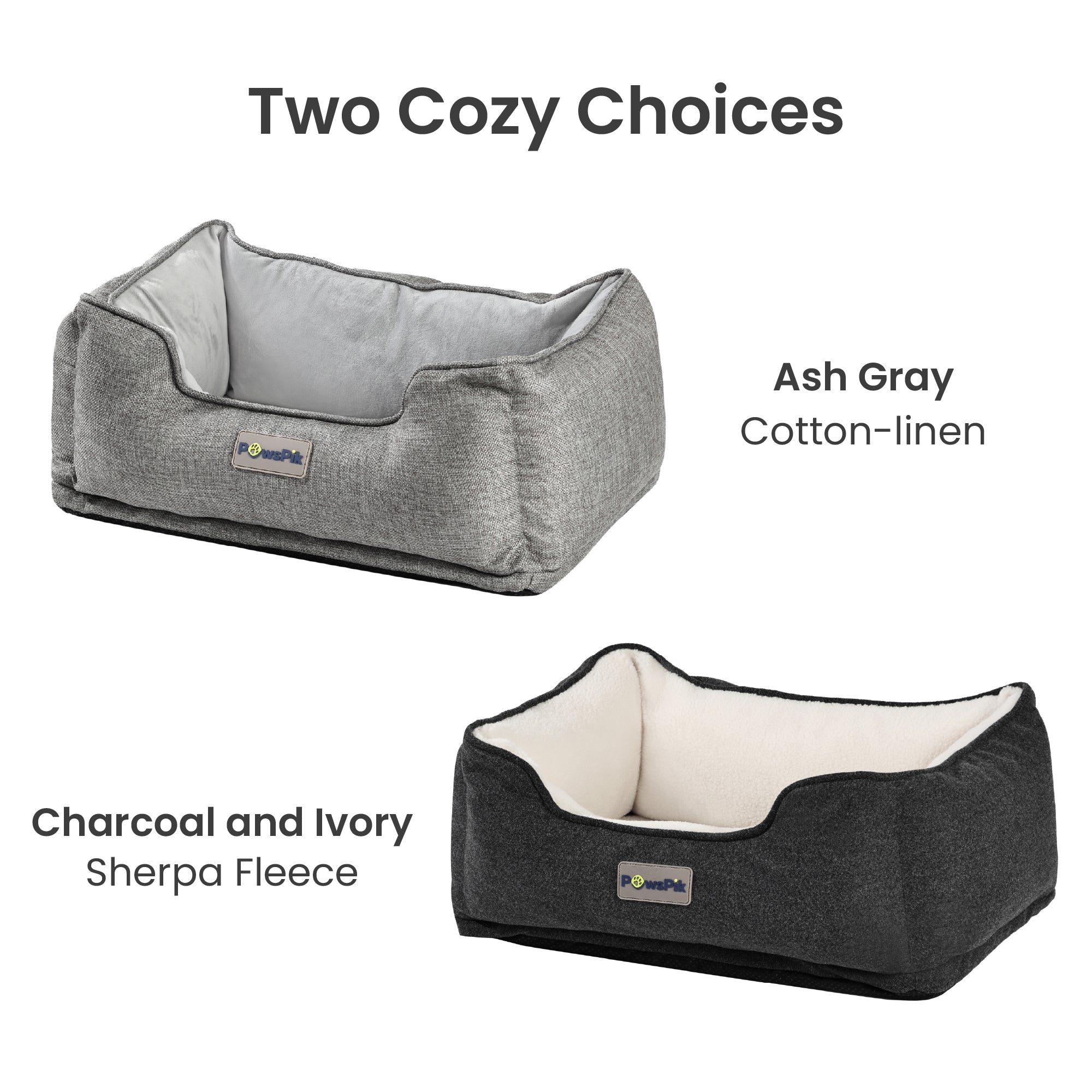 PawsPik® Heated Pet Bed for Cats and Dogs