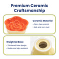 Load image into Gallery viewer, PawsPik Raised Ceramic Slow Feeder Dog & Cat Food Bowl