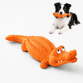 Load image into Gallery viewer, PawsPik® Crocodile Natural Rubber Dog Chew Toy