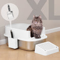 Load image into Gallery viewer, PawsPik® Enclosed Cat Litter Box XL Made with 304 Stainless Steel