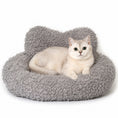 Load image into Gallery viewer, PawsPik® Heart-Shaped Plush Comfort Bolster Dog & Cat Bed with Removable Cover