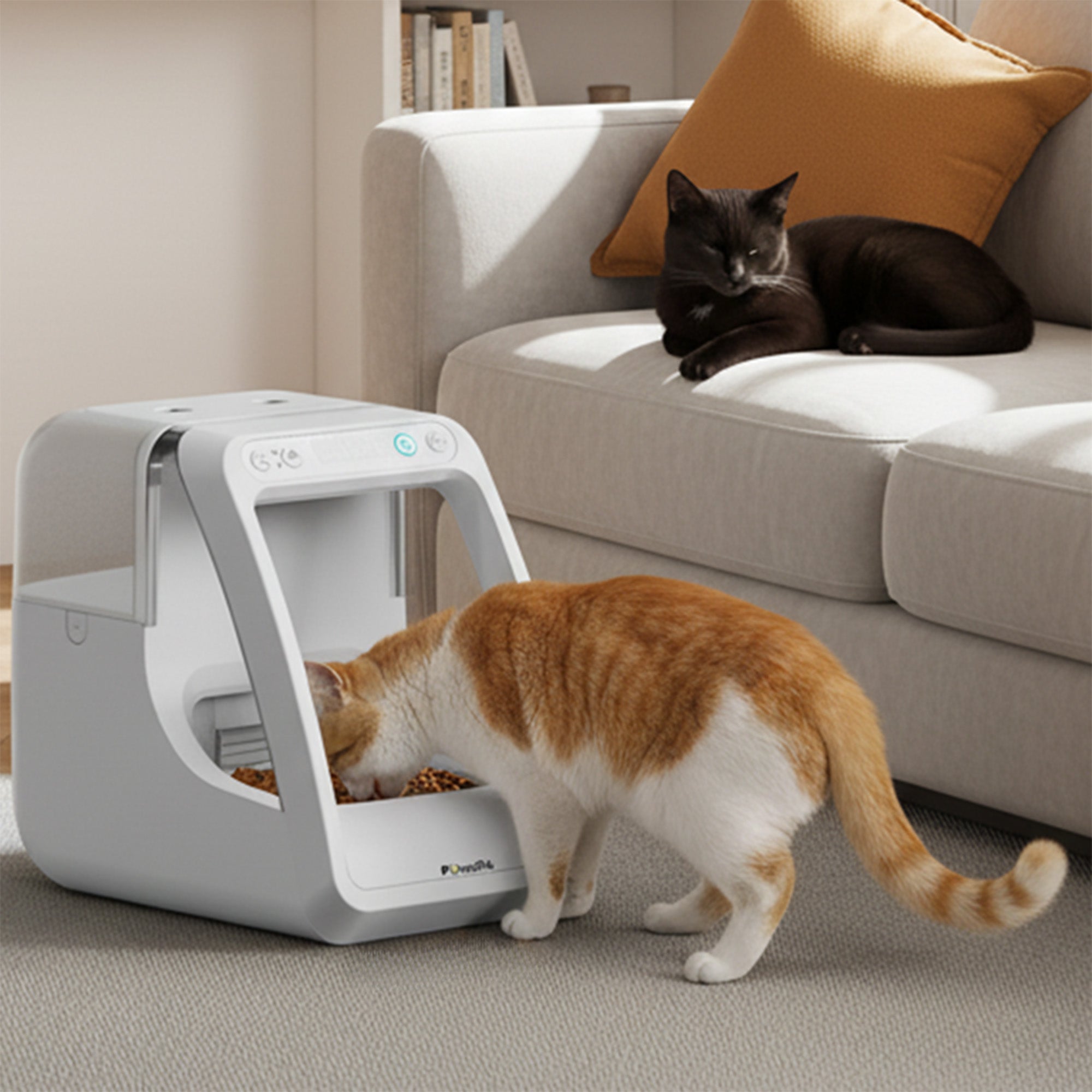 How to Keep Your Fat Cat from Eating Other Cats' Food