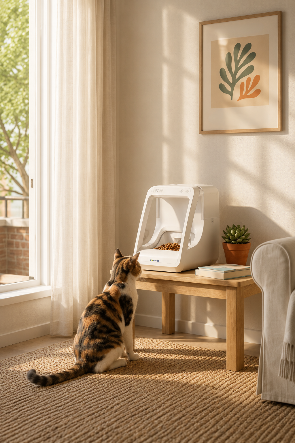 Revolutionize Mealtime with the PawsPik Automatic Microchip RFID Pet Feeder