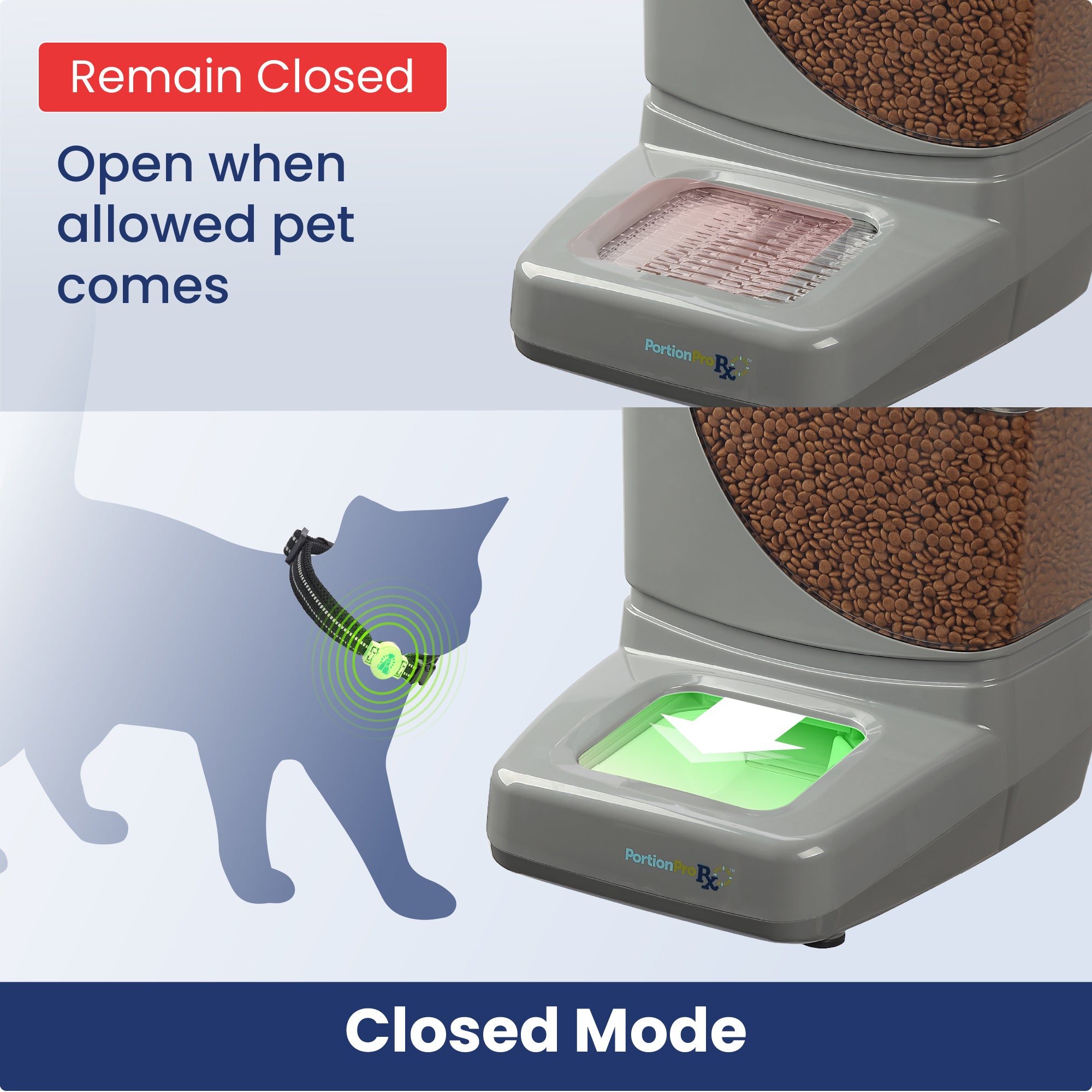 PortionPro Rx Automatic RFID Pet Feeder