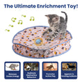 Load image into Gallery viewer, A playful kitten engages with a colorful PawsPik cat toy promoting active play and reducing destructive behaviors.
