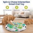 Load image into Gallery viewer, PawsPik® Spin & Chase Interactive Smart Cat Toy
