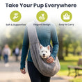 Load image into Gallery viewer, PawsPik® Snuggle Sling Plush Pet Carrying Bag
