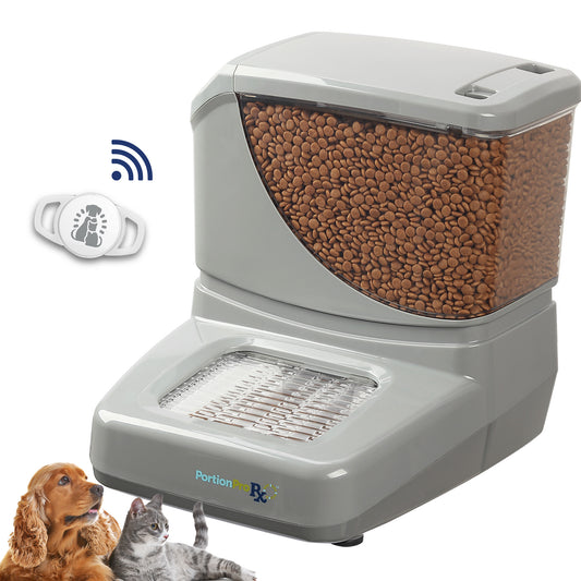 UPDATED 2024 PAWSPIK® PORTIONPRO RX AUTOMATIC RFID PET FEEDER