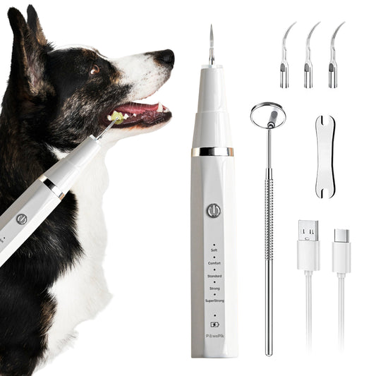 PawsPik® Ultrasonic Teeth Cleaner Dog Dental Kit