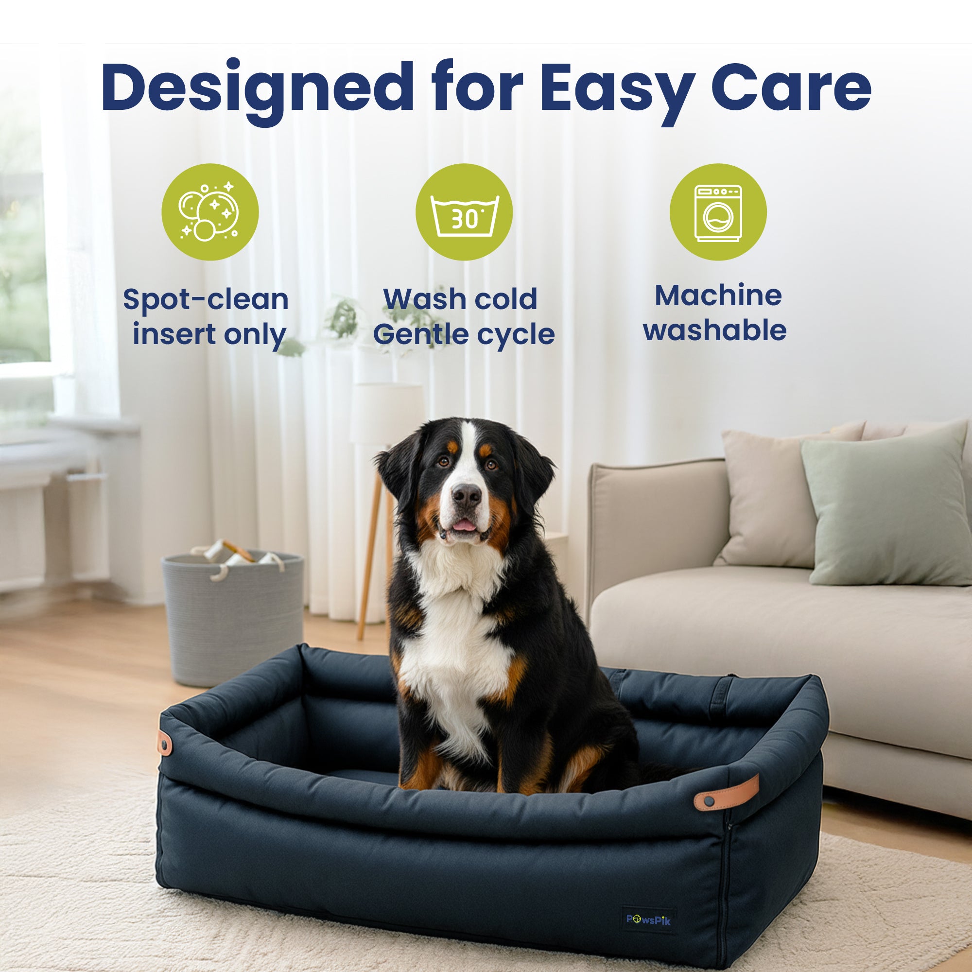 PawsPik® Ultra Large Premium 2-in-1 Car Seat & Convertible Travel Dog Bed