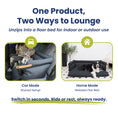 Load image into Gallery viewer, PawsPik® Ultra Large Premium 2-in-1 Car Seat & Convertible Travel Dog Bed
