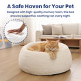 Load image into Gallery viewer, PawsPik® Perfect Comfort Orthopedic Faux Rabbit Fur Memory Foam Cat & Small Dog Bed

