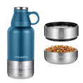 Load image into Gallery viewer, PawsPik Travel 3-in-1 Dog Water Bottle & Bowl Set, Blue
