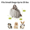 Load image into Gallery viewer, PawsPik® Tote-Style 3-in-1 Pet Carrier, Travel Bed & Car Seat, Sandstone, Medium
