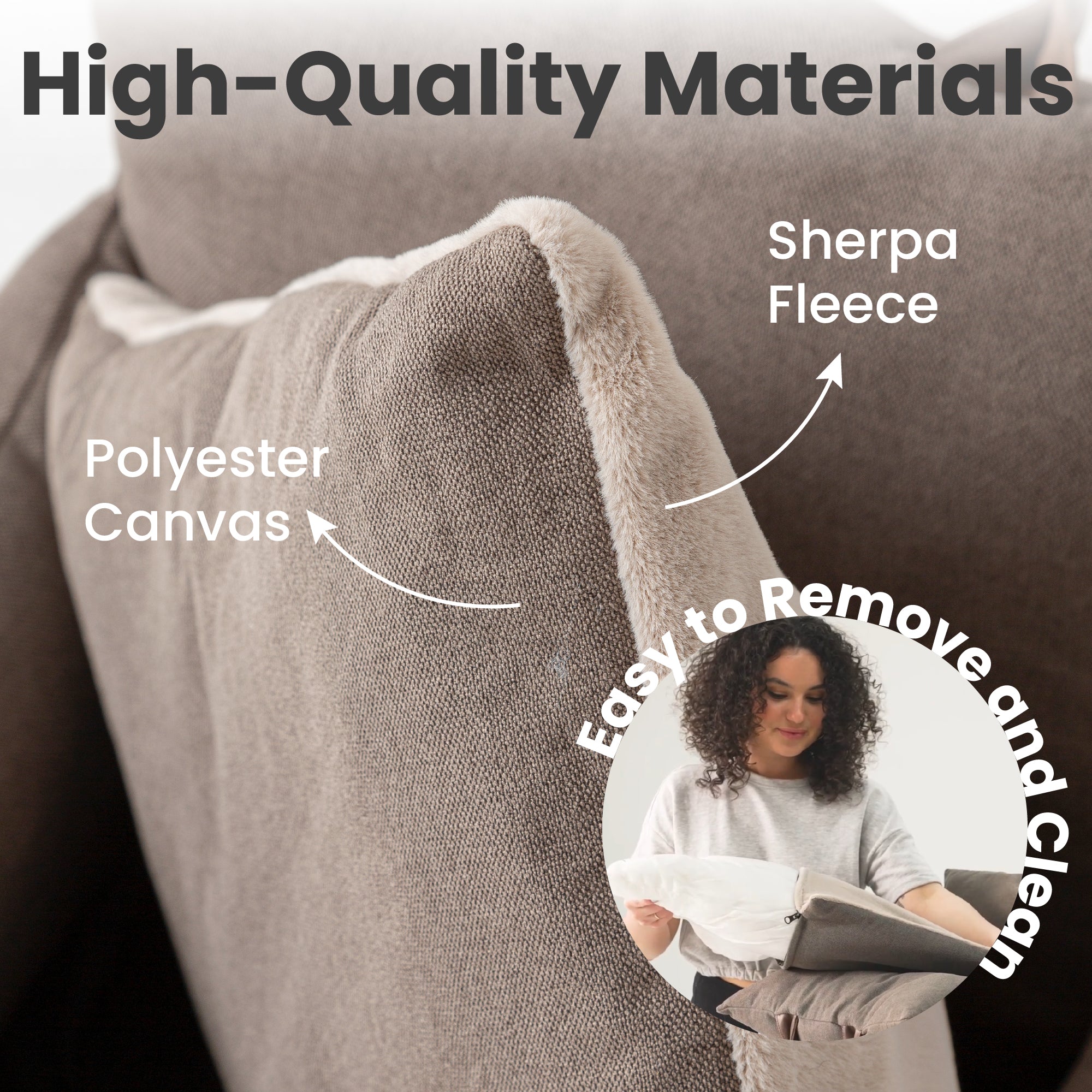 PawsPik® Convertible Plush 3-in-1 Pet Carrier, Travel Bed & Car Seat, Chestnut Brown, Medium