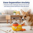 Load image into Gallery viewer, PawsPik® Happy Duck Interactive Dog Treat Dispenser Toy, Small, Yellow
