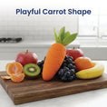 Load image into Gallery viewer, PawsPik® Carrot Natural Rubber Dog Chew Toy
