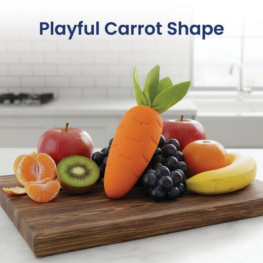 PawsPik® Carrot Natural Rubber Dog Chew Toy