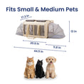 Load image into Gallery viewer, PawsPik® Portable Dual-Pet Dog & Cat Carrier, Light Gray
