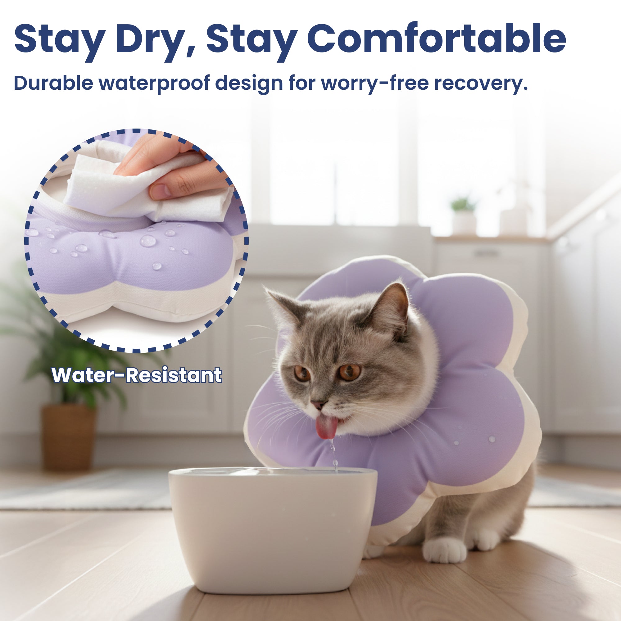 PawsPik® Plush Flower Dog & Cat Recovery Collar