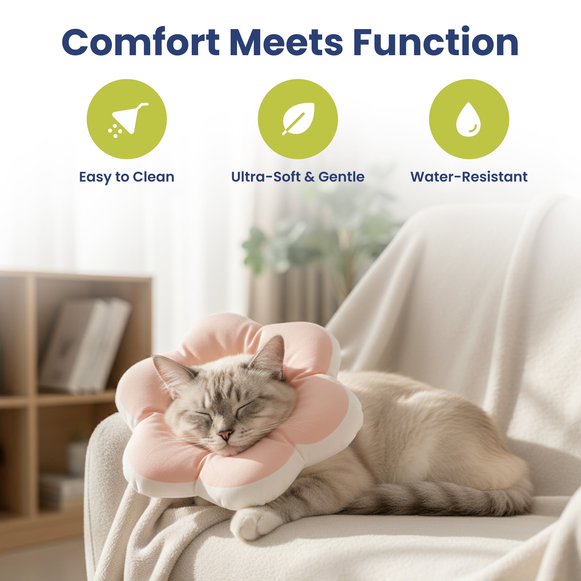 PawsPik® Plush Flower Dog & Cat Recovery Collar