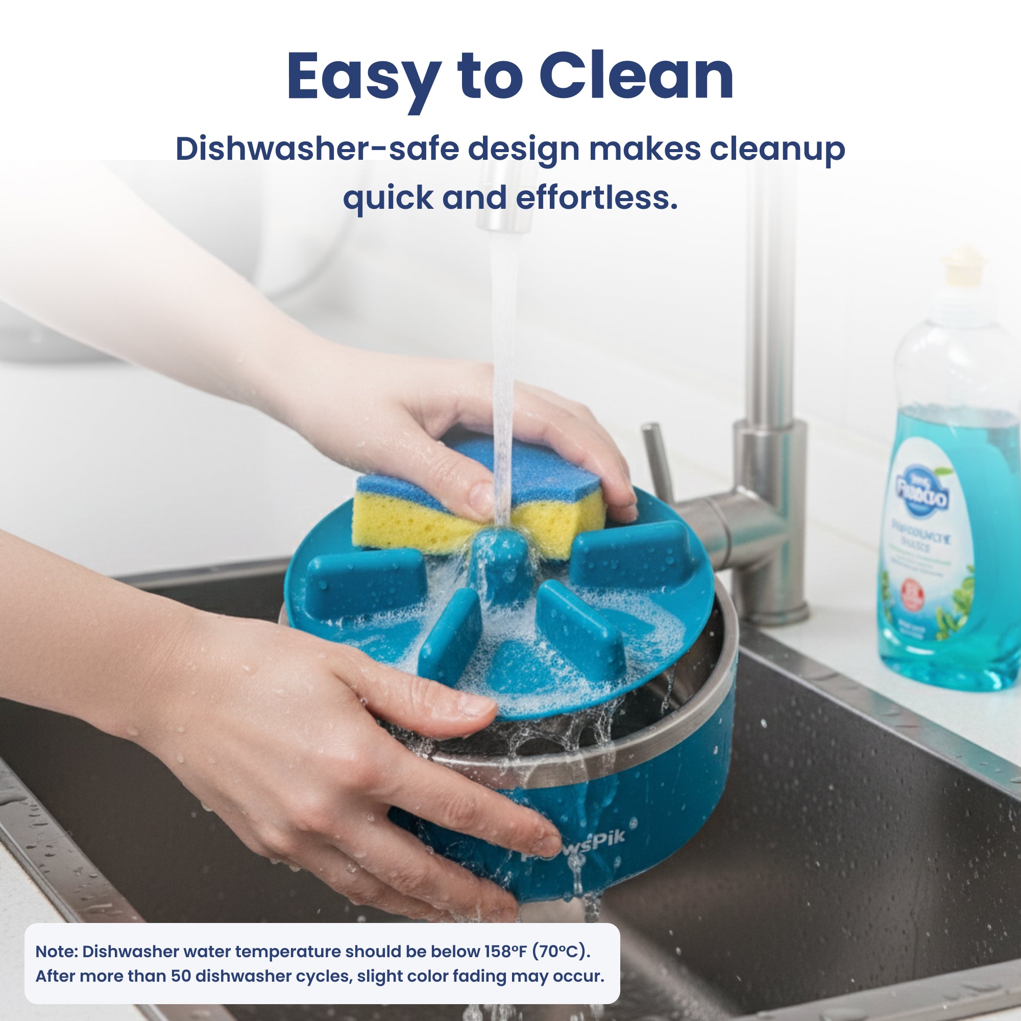 PawsPik® Stainless Steel Double Wall Slow-Feed Puzzle Dog Bowl, 64 oz